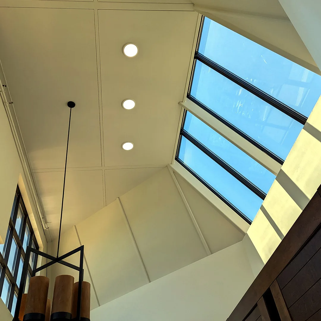 Finished restaurant atrium