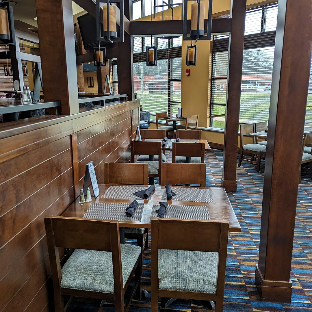 Finished restaurant dining room