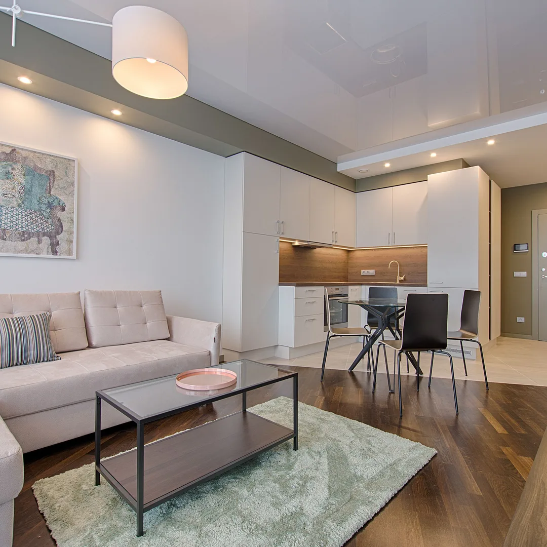 Bright living room in a modern home
